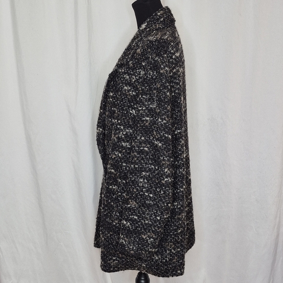 J. Jill Double Breasted Lightweight Relaxed Fit Tweed Coat - Size 2X - Picture 3 of 12